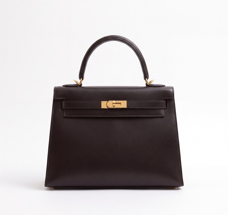 Leather handbag — before